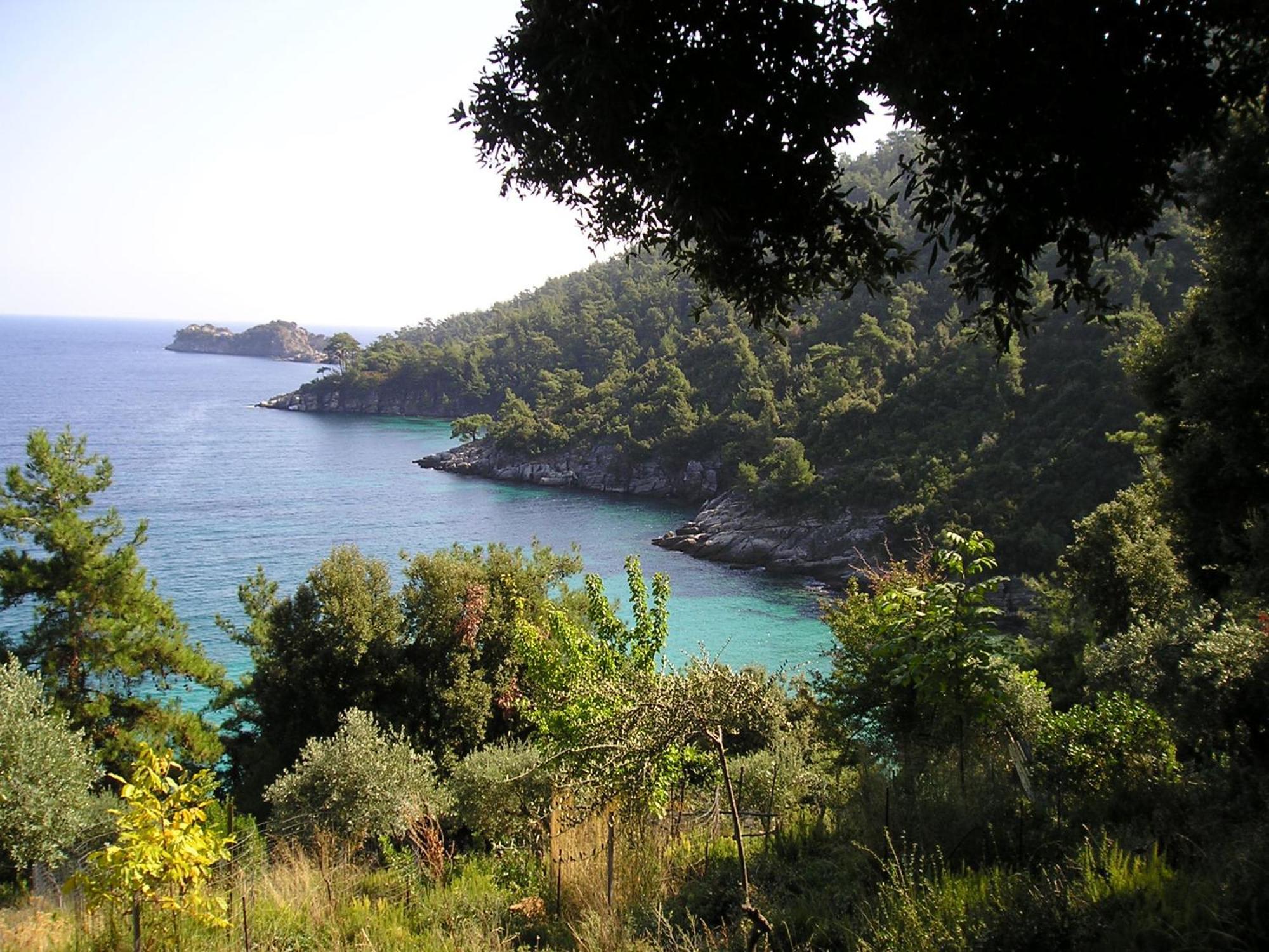 Golden Beach Inn Chrisi Ammoudia Esterno foto
